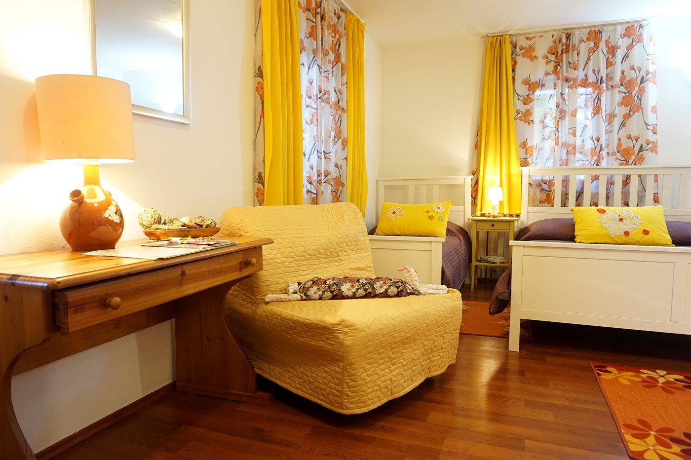 Hotel Zagreb Croatia nomad remote e5886804-e90a-4a72-8bac-380d97b74b33_bedroomyellowapt.jpg